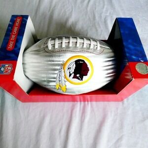 Washington Redskins Limited Edition NFL Football Take The Game Home NEW Silver